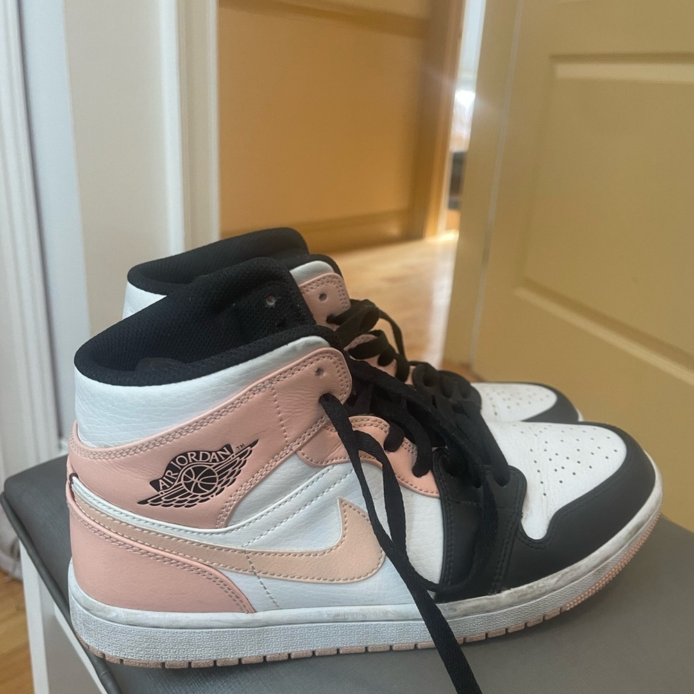Nike pink Jordan shoes